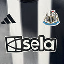 CAMISOLA DO NEWCASTLE 25/26 BRANCO E PRETO