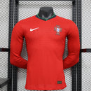 CAMISOLA MANGA LONGA DE PORTUGAL 24/25 VERMELHO