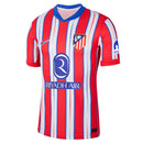 CAMISOLA DO ATLETICO DE MADRID 25/26 VERMELHO E BRANCO